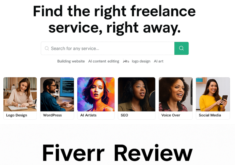 Fiverr Review — Best Freelance Marketplace