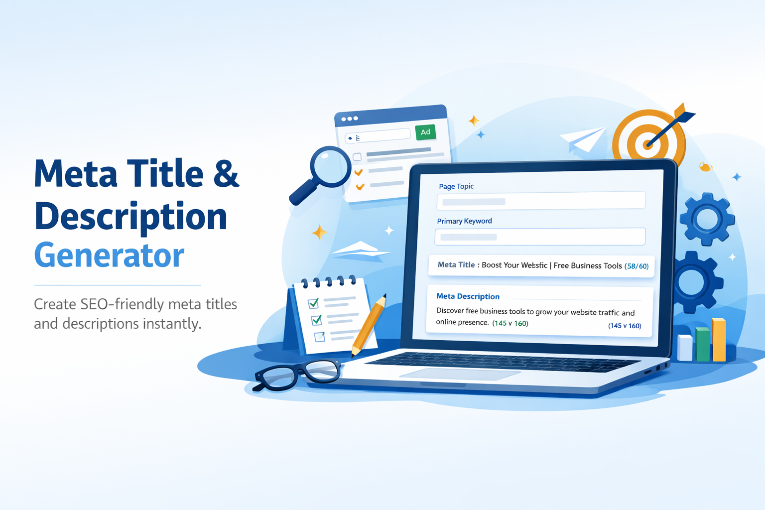 Meta Title & Description Generator – Free Online Generator