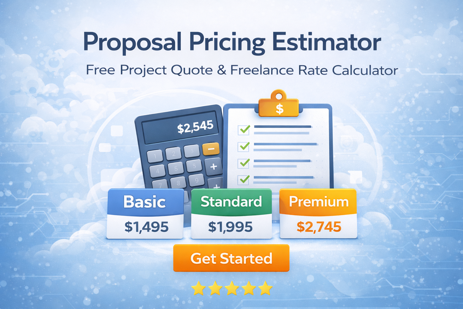 Proposal Pricing Estimator – Free Project Quote & Freelance Rate Calculator