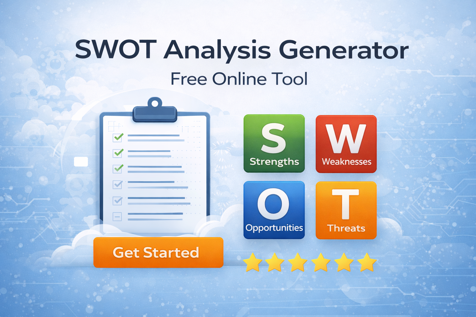 SWOT Analysis Generator – Free Online Business Strategy Tool