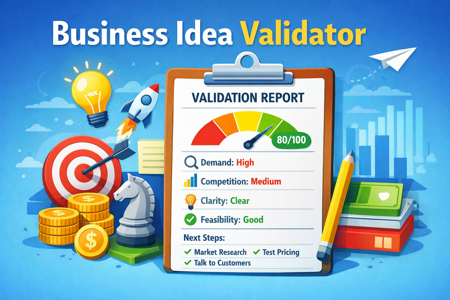Business Idea Validator – free tool to validate startup and business ideas